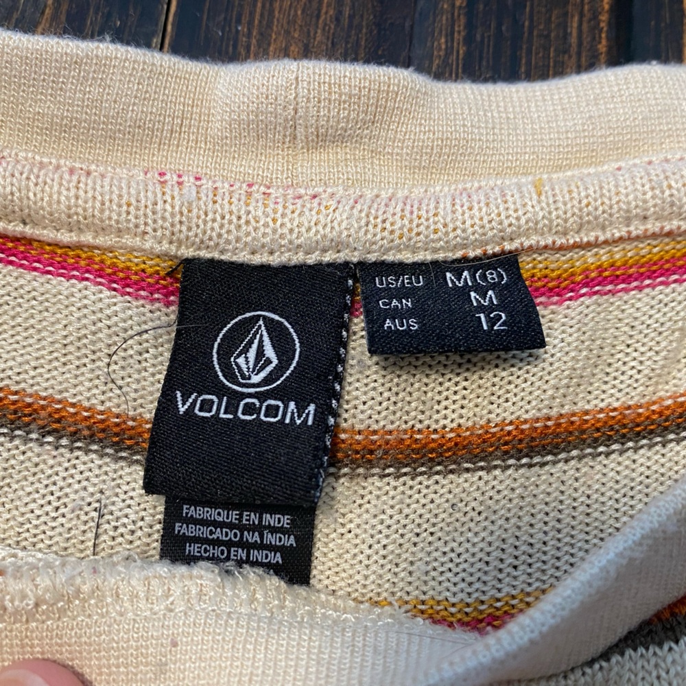 Volcom Multicolor Striped Knit Top - Picture 4 of 4